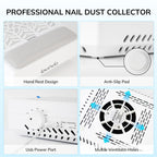 Pure™ Lite Nail Dust Collector - White