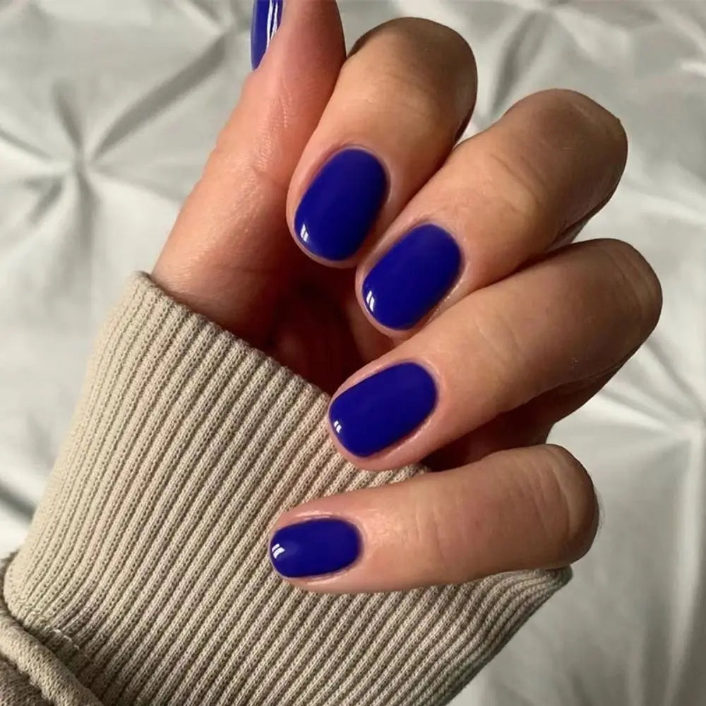 Sexy Red Short False Nails 24Pcs/Box