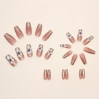 nude pink colors with flowers
