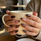 24pcs Nude Almond False Nails