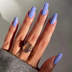 24p/set Long French Full Coverage Acrylic Press on Nails