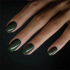 24p/set Long French Full Coverage Acrylic Press on Nails