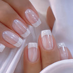 24pcs French Tip Press-On Nails Set
