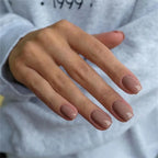 24p/set Long French Full Coverage Acrylic Press on Nails