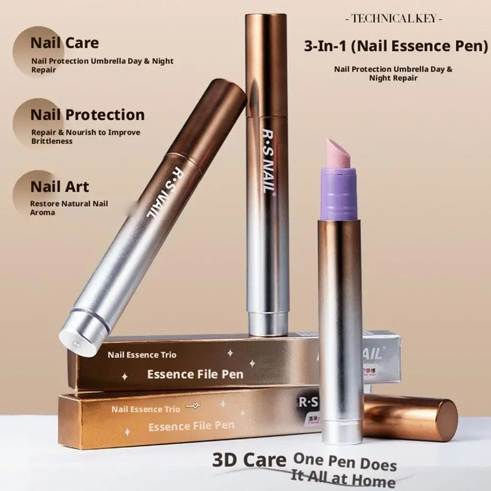 Nails 3-in-1 Cuticle Oil Pen with Ceramic Nail Pusher