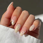 24Pcs Pink Cat's Eye Press on Nails