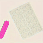 24pcs French Tip Press-On Nails Set