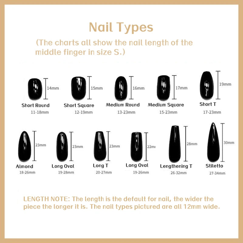 Aurora Handmade Press On Nails
