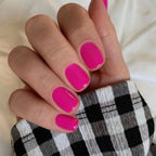 Sexy Red Short False Nails 24Pcs/Box