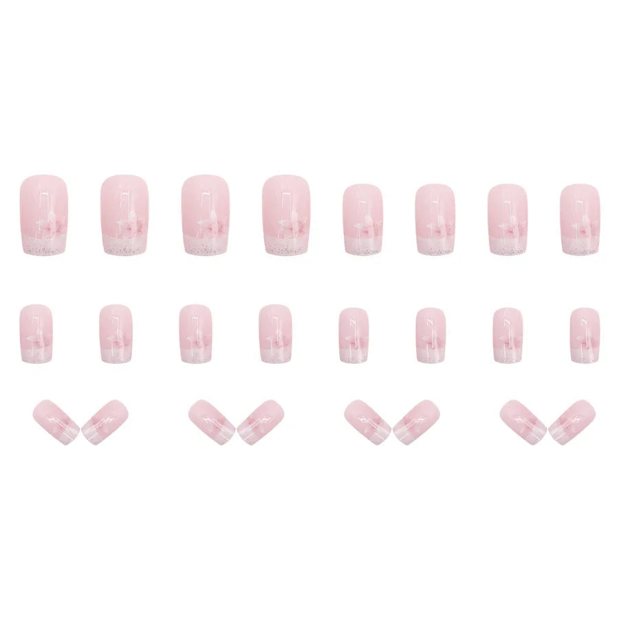nude pink colors with flowers