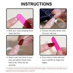 Chic Bows Tie Adorned Press On Nails