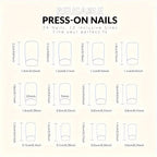 24pcs French Tip Press-On Nails Set