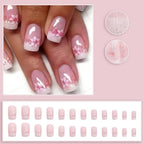nude pink colors with flowers