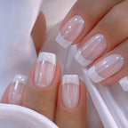 24pcs French Tip Press-On Nails Set