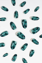 Emerald Amber | Soft & Durable Press-On Nails